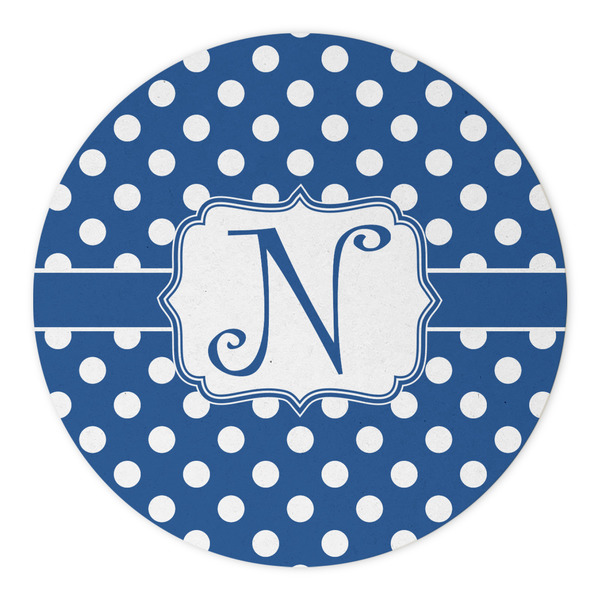Polka Dots Round Paper Coaster - Approval
