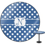 Polka Dots Round Table - 30" (Personalized)