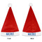 Polka Dots Santa Hats - Front and Back (Double Sided Print) APPROVAL