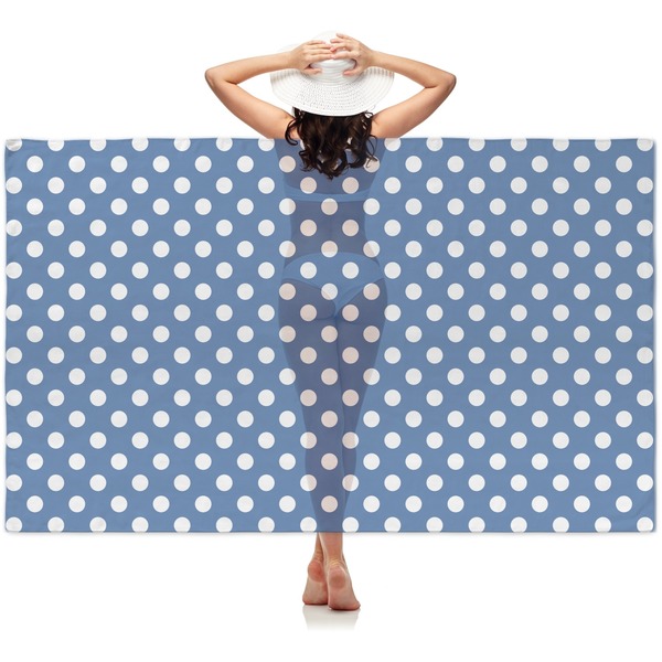 Custom Polka Dots Sheer Sarong