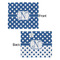 Polka Dots Security Blanket - Front & Back View