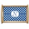 Polka Dots Natural Wooden Tray - Small (Personalized)