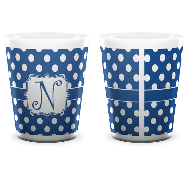 Polka Dots Shot Glass - White - APPROVAL