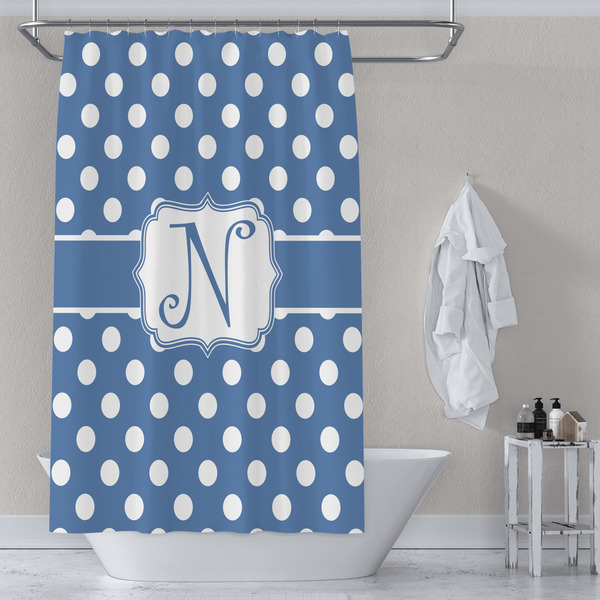 Polka Dots Shower Curtain Lifestyle