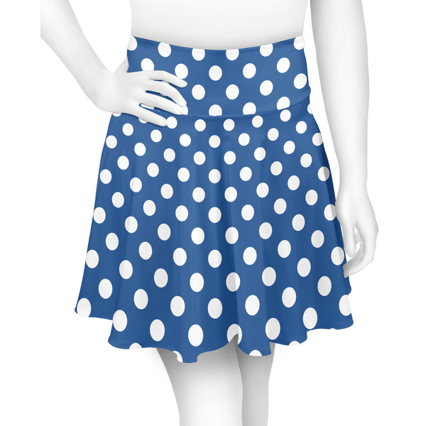 Custom Polka Dots Skater Skirt - Small