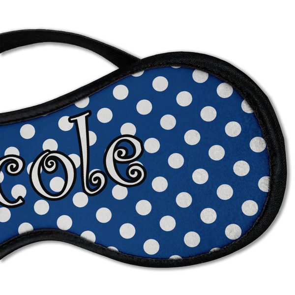 Polka Dots Sleeping Eye Mask - DETAIL Large