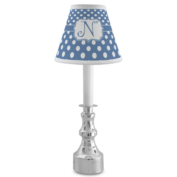 Polka Dots Small Chandelier Lamp - LIFESTYLE (on candle stick)