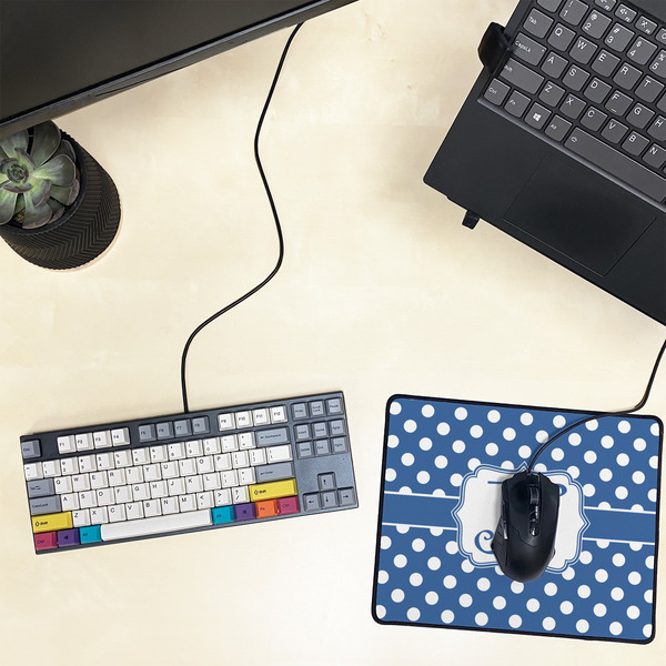 Polka Dots Small Gaming Mats - LIFESTYLE