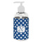Polka Dots Plastic Soap / Lotion Dispenser (8 oz - Small - White) (Personalized)