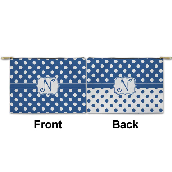 Polka Dots Small Zipper Pouch Approval (Front and Back)