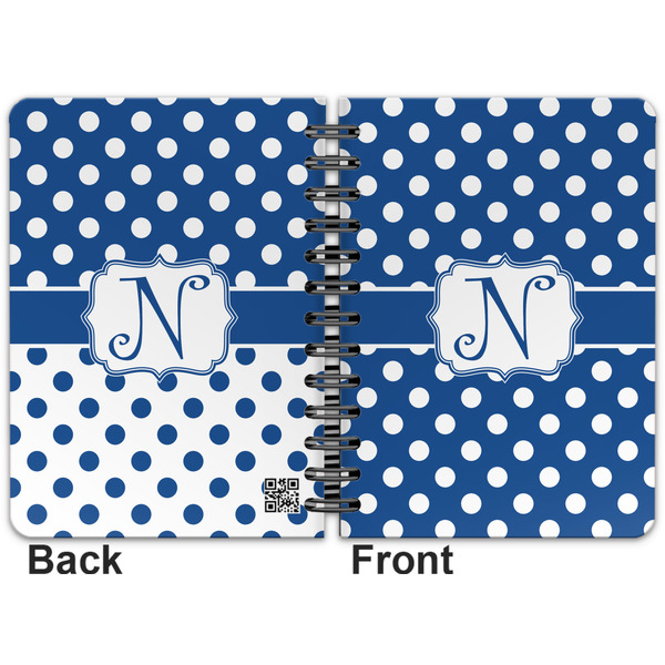 Polka Dots Spiral Journal 5 x 7 - Apvl