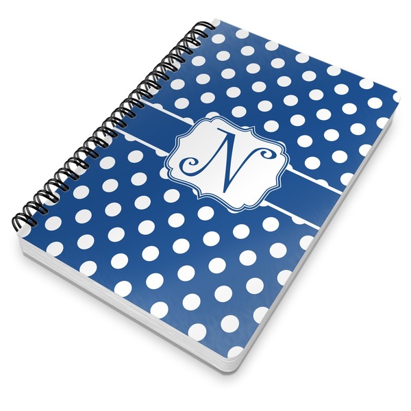 Polka Dots Spiral Journal 7 x 10 - Main