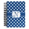 Polka Dots Spiral Journal Small - Front View