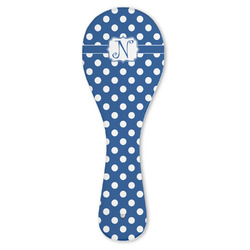 Polka Dots Ceramic Spoon Rest (Personalized)