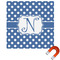 Polka Dots Square Car Magnet - 10" (Personalized)