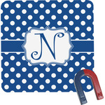 Polka Dots Square Fridge Magnet (Personalized)
