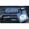 Polka Dots Square Luggage Tag & Handle Wrap - In Context