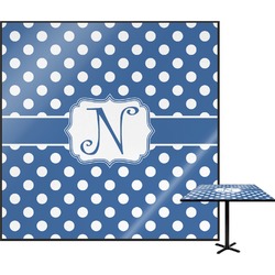 Polka Dots Square Table Top - 30" (Personalized)