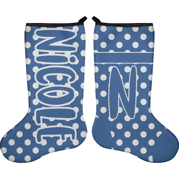 Polka Dots Stocking - Double-Sided - Approval