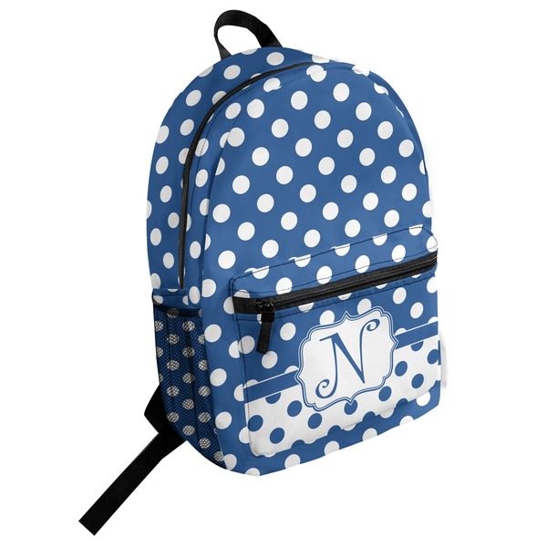 Custom Polka Dots Student Backpack (Personalized)