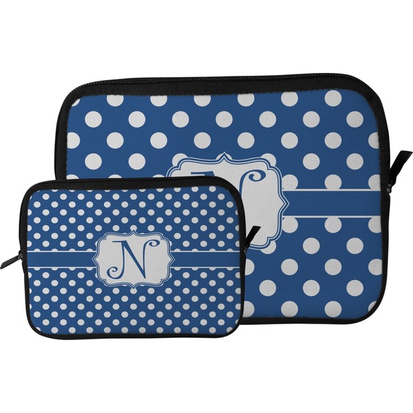 Polka Dots Tablet Sleeve (Size Comparison)