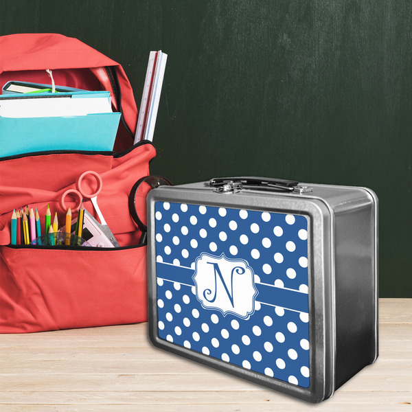 Polka Dots Tin Lunchbox - LIFESTYLE