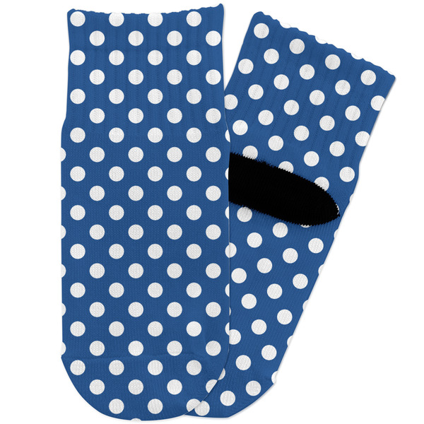 Custom Polka Dots Toddler Ankle Socks