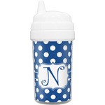 Polka Dots Toddler Sippy Cup (Personalized)