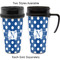 Polka Dots Travel Mugs - with & without Handle
