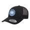 Polka Dots Trucker Hat - Black (Personalized)