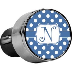 Polka Dots USB Car Charger (Personalized)
