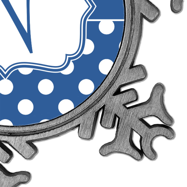 Polka Dots Vintage Snowflake - Detail