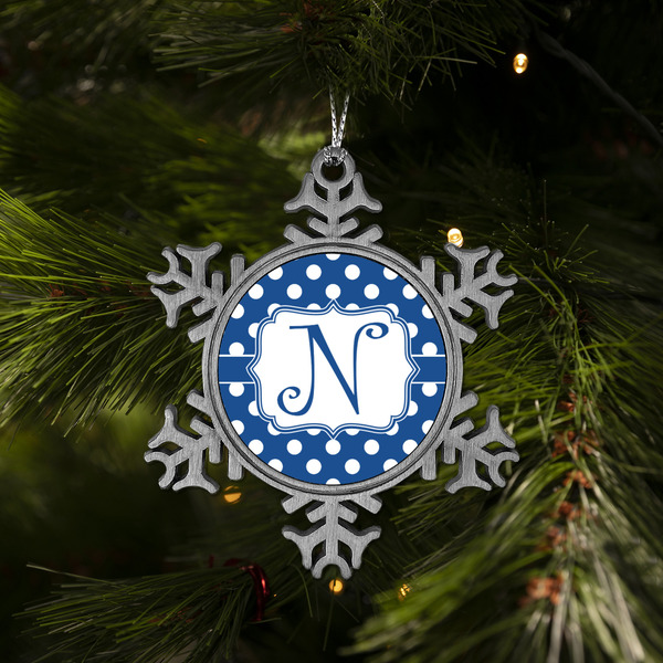 Polka Dots Vintage Snowflake - (LIFESTYLE)