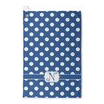Polka Dots Waffle Weave Golf Towel (Personalized)