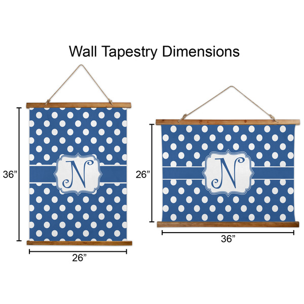 Polka Dots Wall Hanging Tapestries - Parent/Sizing