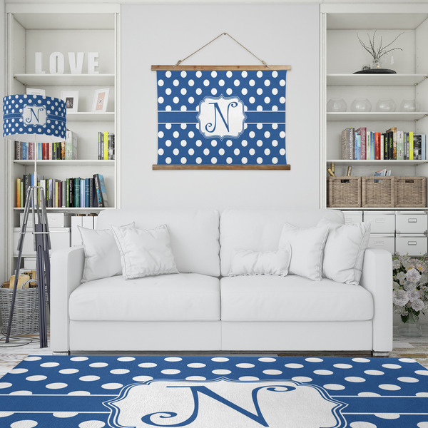 Polka Dots Wall Hanging Tapestry - IN CONTEXT