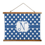 Polka Dots Wall Hanging Tapestry - Wide (Personalized)