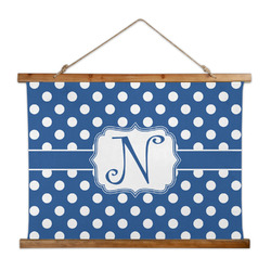 Polka Dots Wall Hanging Tapestry - Wide (Personalized)