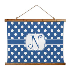 Polka Dots Wall Hanging Tapestry - Wide (Personalized)