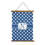 Polka Dots Wall Hanging Tapestry - Tall (Personalized)