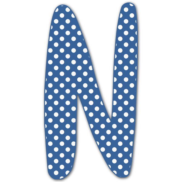 Custom Polka Dots Letter Decal - Medium (Personalized)
