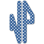 Polka Dots Monogram Decal - Custom Sizes (Personalized)
