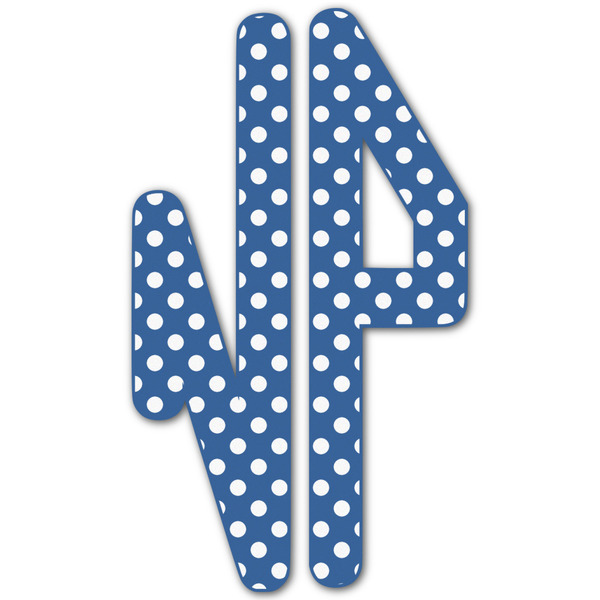 Custom Polka Dots Monogram Decal - Large (Personalized)