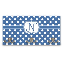 Polka Dots Wall Mounted Coat Rack (Personalized)