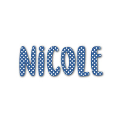 Polka Dots Name/Text Decal - Small (Personalized)