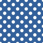 Polka Dots Wallpaper & Surface Covering (Water Activated 24"x 24" Sample)