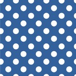 Polka Dots Wallpaper & Surface Covering (Water Activated 24"x 24" Sample)