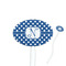 Polka Dots Oval Plastic Stir Sticks (Personalized)
