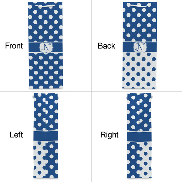 Polka Dots Wine Gift Bag - Gloss - Approval