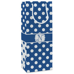 Polka Dots Wine Gift Bags - Gloss (Personalized)
